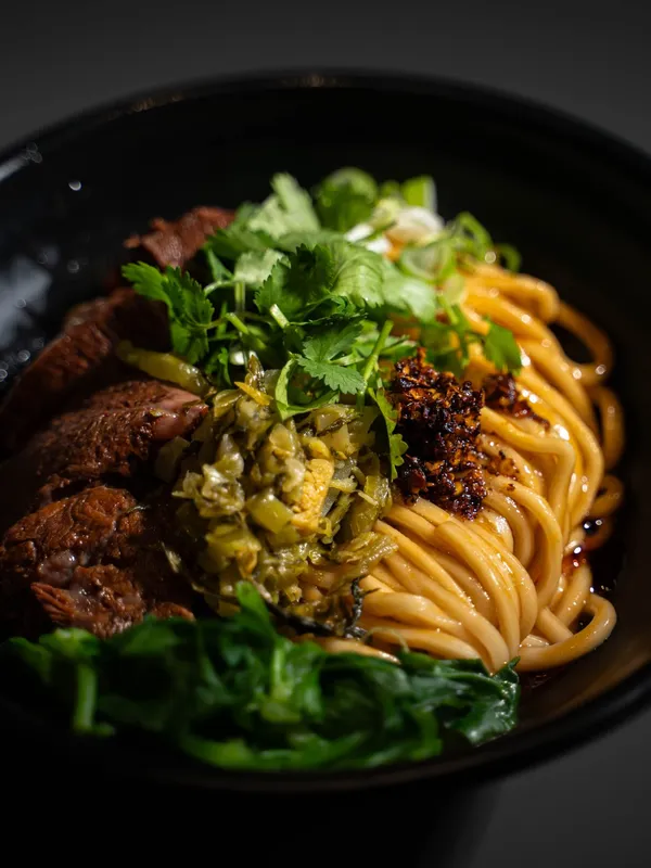 Beef dry noodle